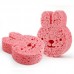 Baby Newborn Child Bath Artifact Sponge  Pink Rabbit