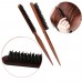 Natural Wood Treated Bristle Comb Hair Styling Tool Pointed Comb  24X3cm